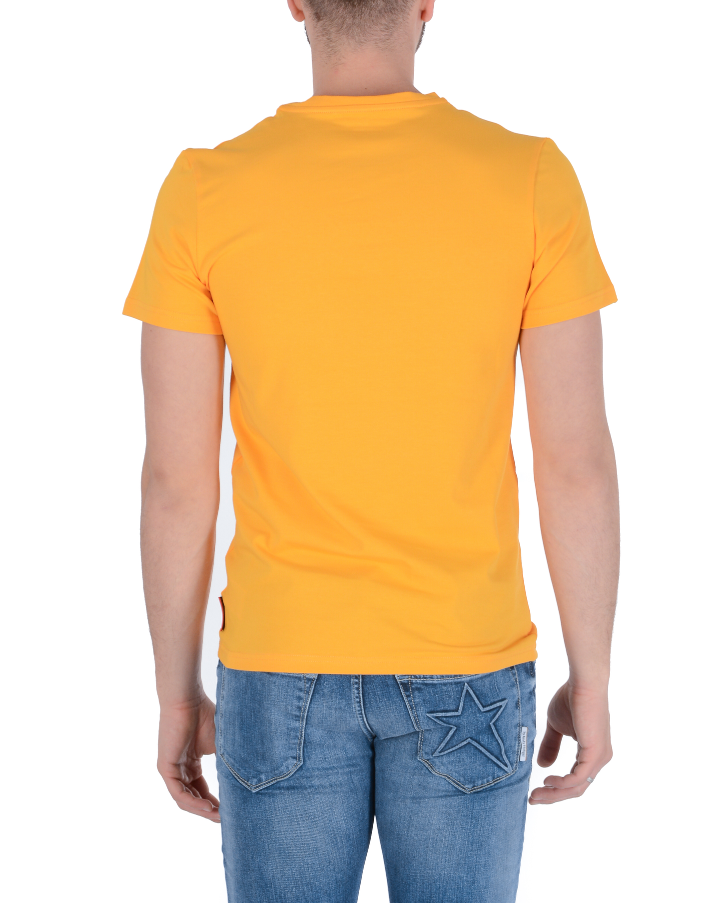 Andrew Charles Mens T-Shirt KEITA YELLOW S14