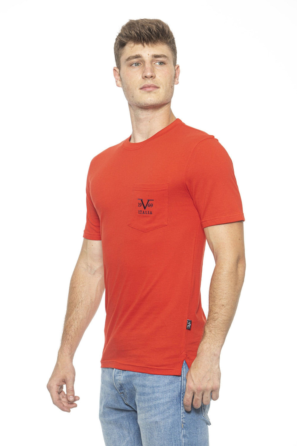 19V69 Italia Mens T-Shirt Red IVAN RED