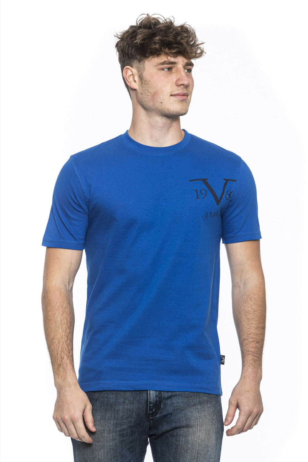 19V69 Italia Mens T-Shirt Blue MIKE ROYAL BLUE