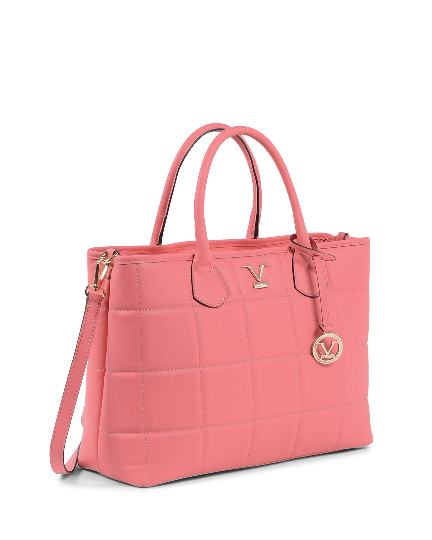 V Italia Womens Handbag Pink BH10232 52 SAUVAGE GERANIO