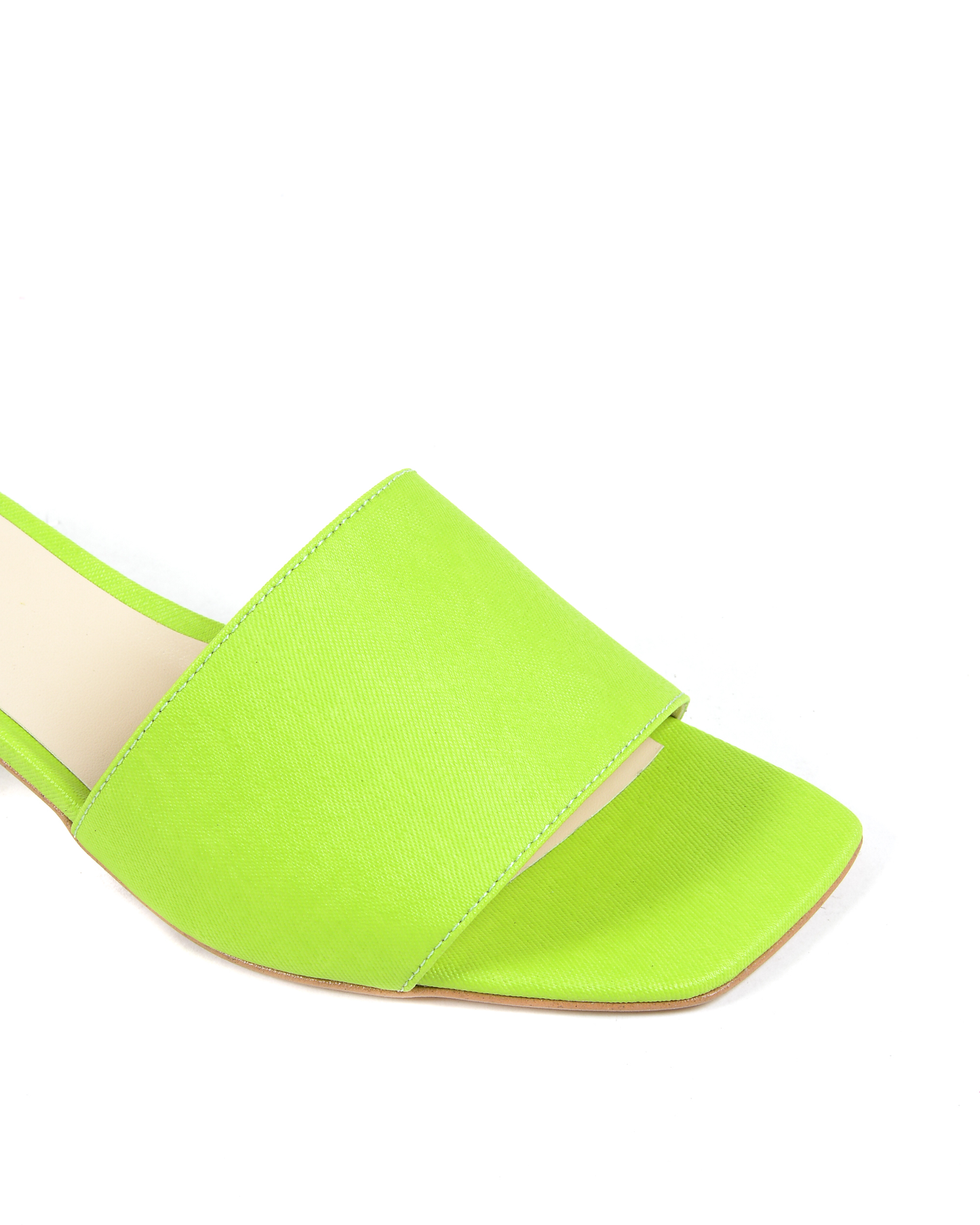 19V69 Italia Womens Sandal Green 4909 PELLE STAMP VERDE ACIDO